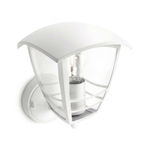 Philips - Outdoor wall lamp-Philips-CREEK - Applique Extérieur Montante Blanc H20cm | 